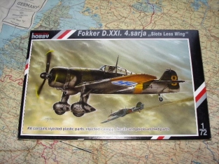 Special Hobby SH72113 FOKKER D XXI 4 sarja 